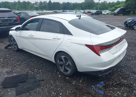 2023 Hyundai Elantra Hybrid Limited из США, поврежденный, VIN KMHLN4AJ2PU081594